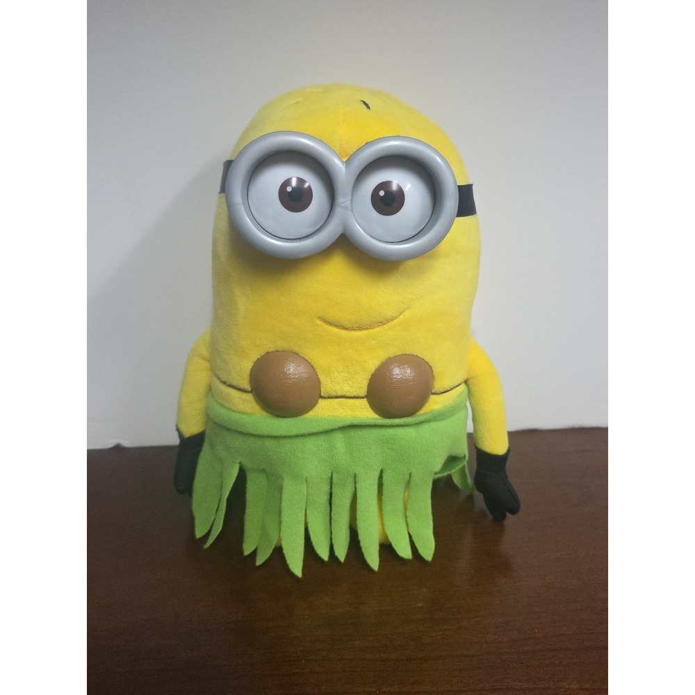 10" Minions Despicable‎ Me 3 Deluxe Huggable Hula Jerry Minion Plush
